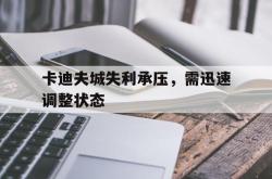开云体育在线-卡迪夫城失利承压，需迅速调整状态的简单介绍