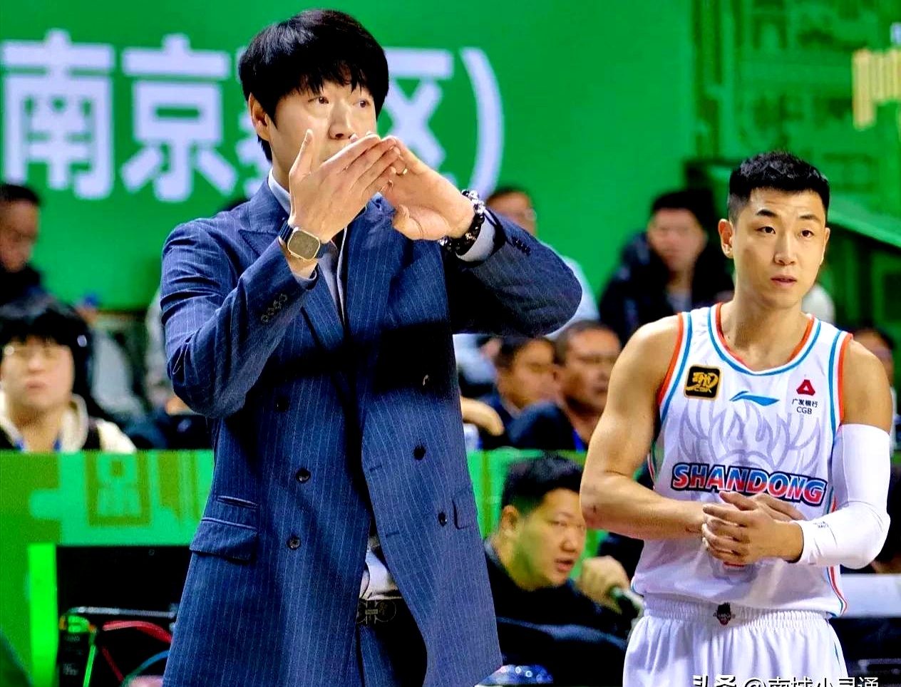 广东男篮客场作战，对阵山东队