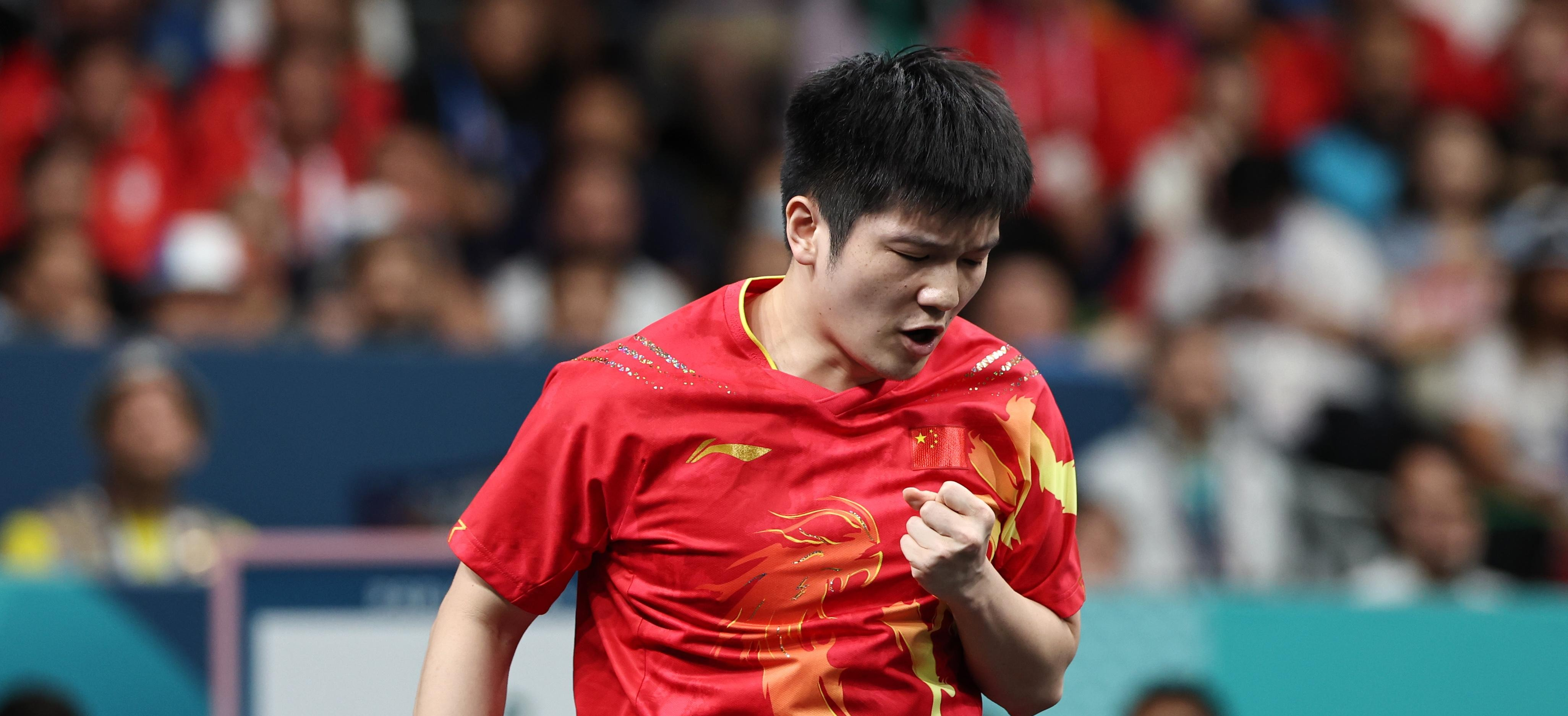 德国队碾压奥地利队,樊振东高光表现 德国队碾压奥地利队,樊振东高光表现